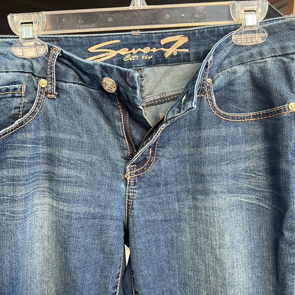 Seven 7 flare jeans. Size 10 - Picture 3 of 10
